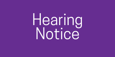 Hearing Notice: Richter, Jocelyn #44480