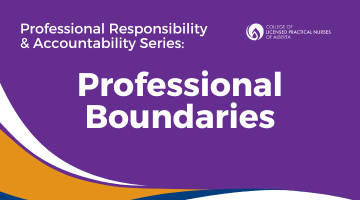 Professional Responsibility and Accountability Series: Professional Boundaries